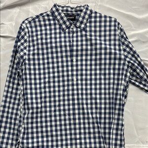 Bonobos Men's Blue Checkered Shirt